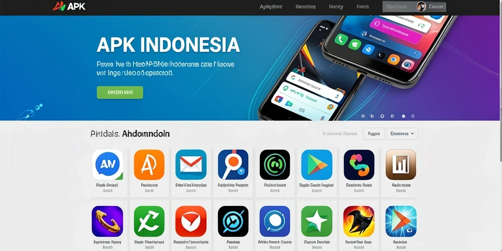 Tampilan utama dengan grafis yang memukau.