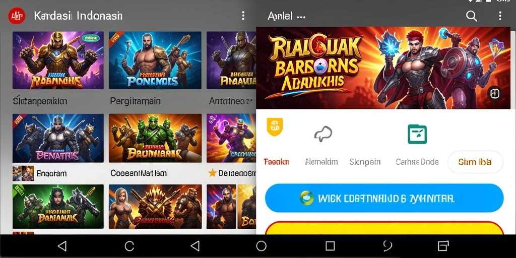 Tampilan antarmuka yang menarik dan user-friendly.